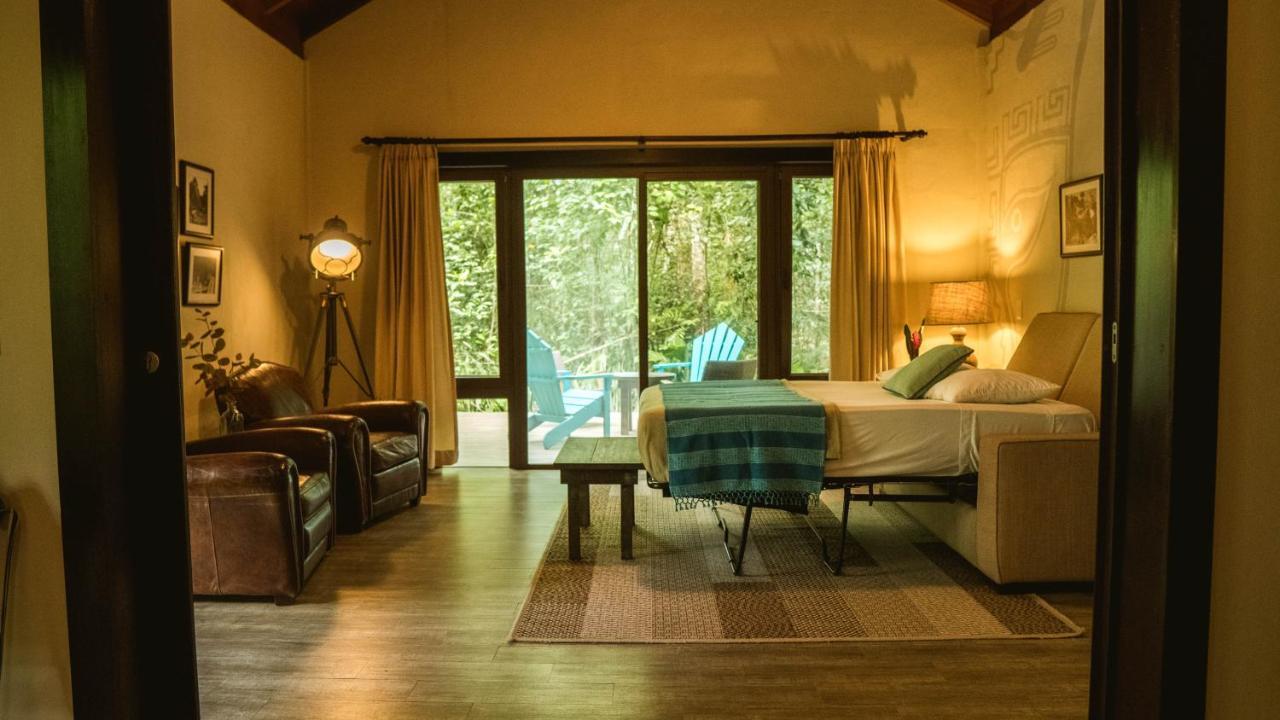 Hotel Jungle Lodge Тикаль Экстерьер фото
